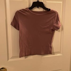 Purple tee